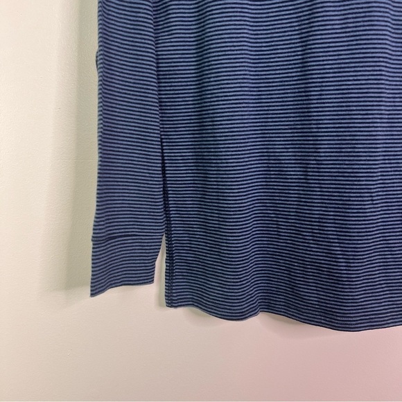 Land’s End Men’s Stripe Shirt Hoodie - Picture 4 of 9